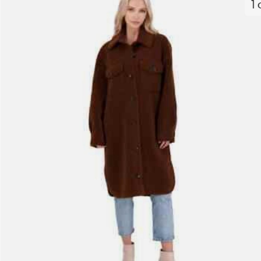Rebecca Minkoff 100 % Wool Sherpa Teddy Jacket Size Medium Nwt